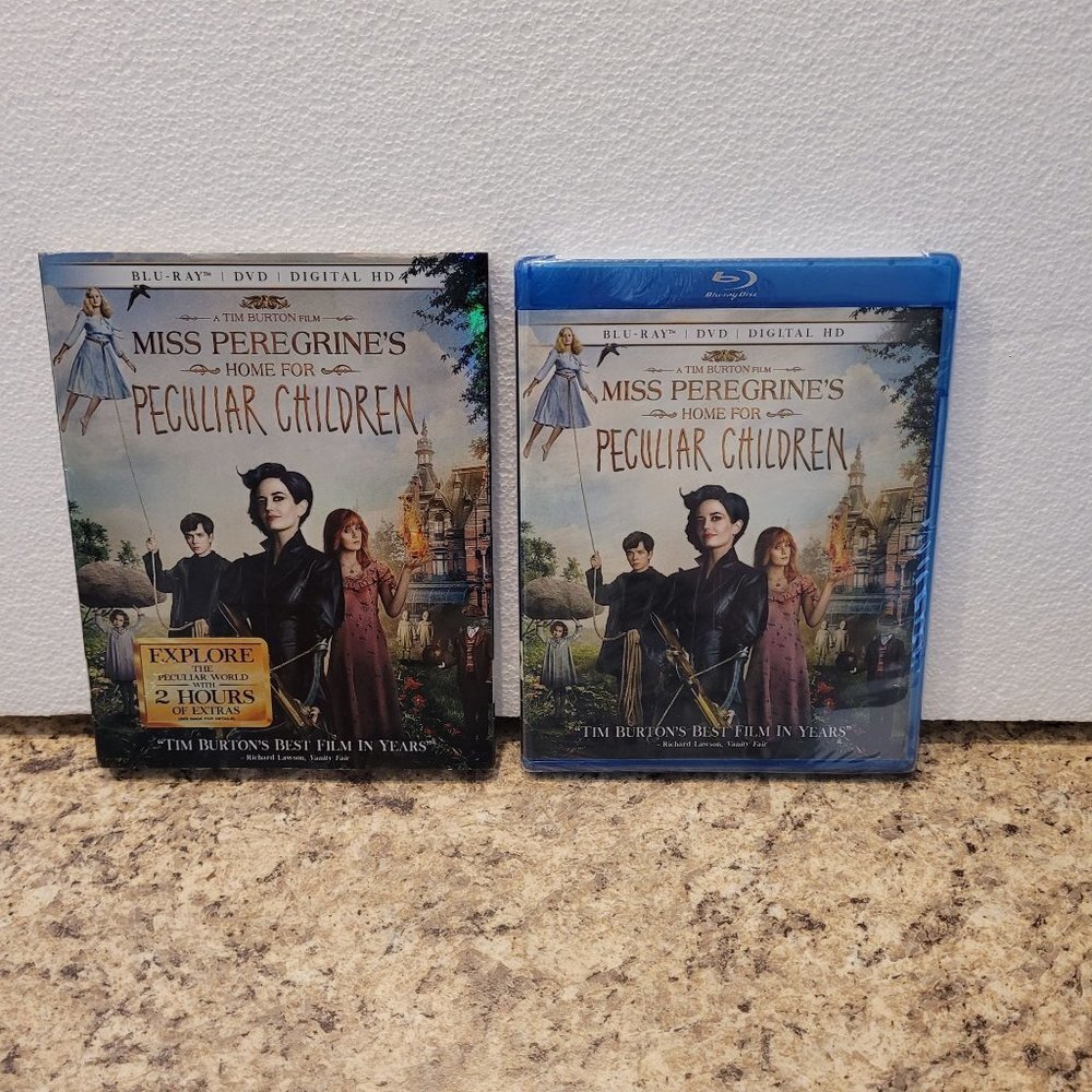 Miss Peregrine's Home for Peculiar Children SEALED Blu Ray DVD